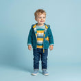 Bild in Galerie-Betrachter laden, Sigikid Wendejacke, leicht wattiert mit Traktor und Co - Blaugrün
