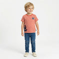 Bild in Galerie-Betrachter laden, Sigikid T-Shirt, gestreift - Rostrot