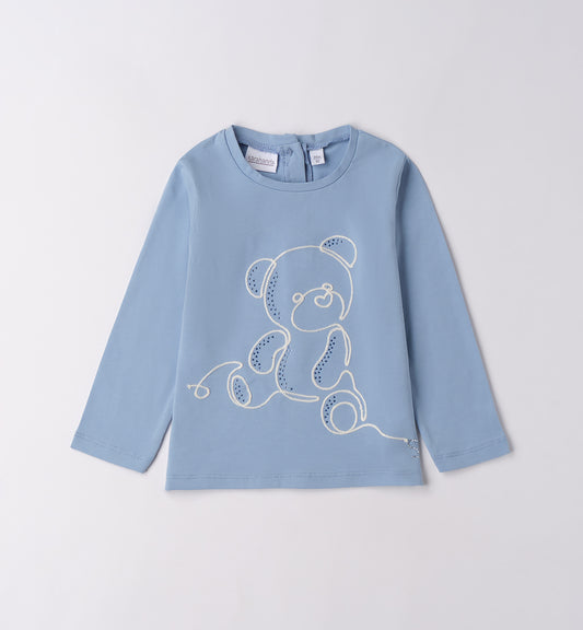 Sarabanda "T-Shirt" langarm mit Stickerei