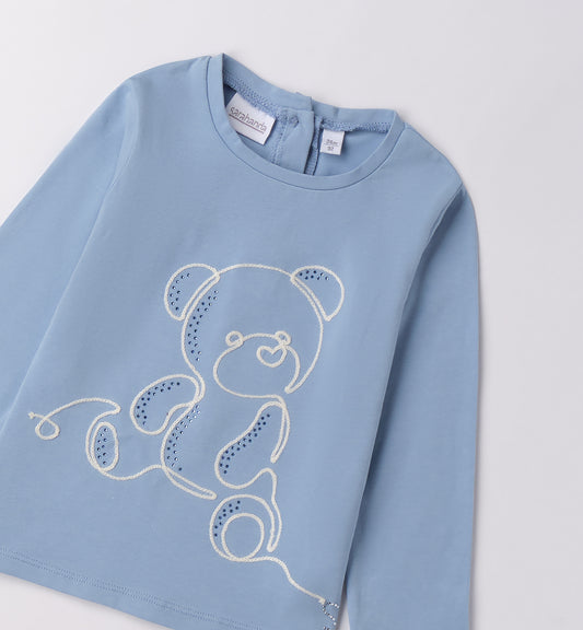 Sarabanda "T-Shirt" langarm mit Stickerei