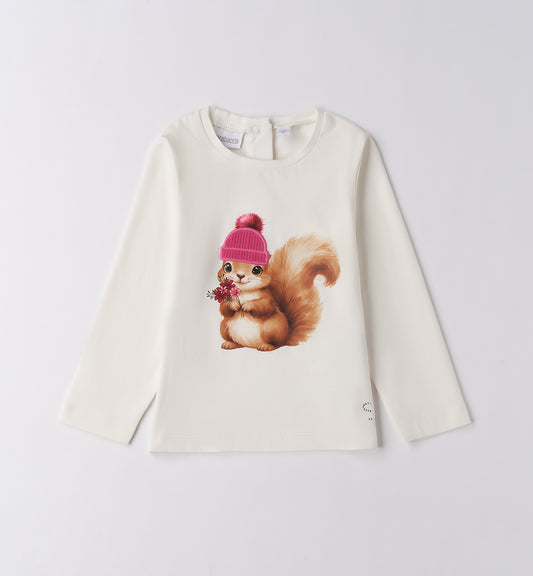 Sarabanda "Langarmshirt" mit Druck - Creme