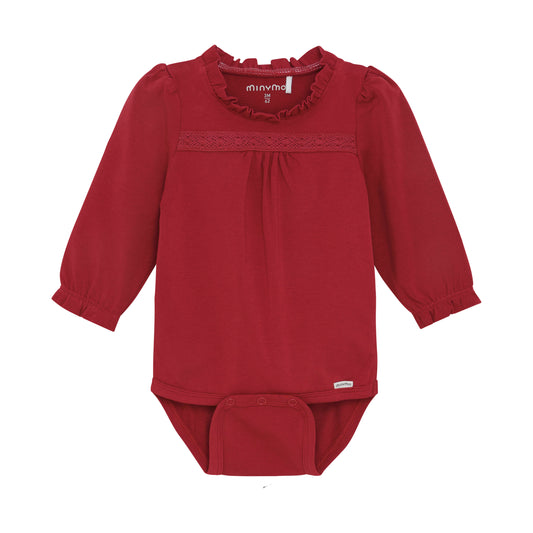 Minymo "Body langarm" - Rio Red