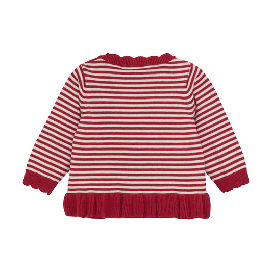 Minymo "Pullover" gestreift mit - Rio Red