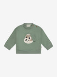 Bild in Galerie-Betrachter laden, Minymo Sweatshirt mit Applikation - Lily Pad