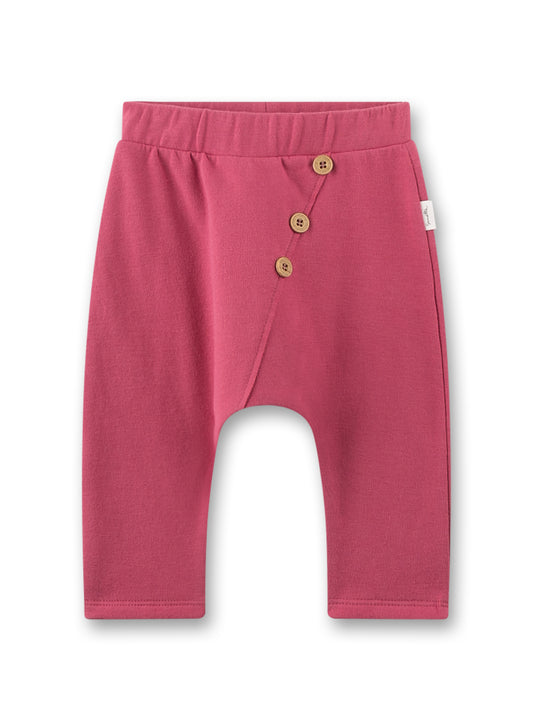 Sanetta "Hose" mit hübscher Knopfleiste - Rose Wine