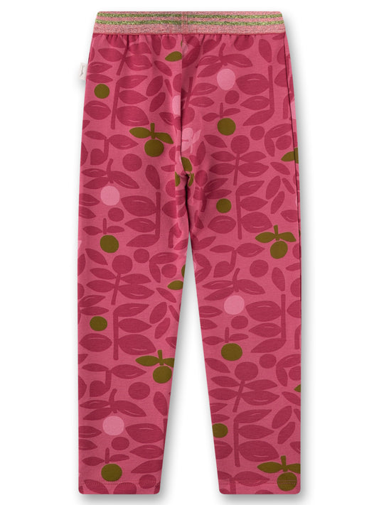 Sanetta "Jeggings" allover Druck - Rose Wine