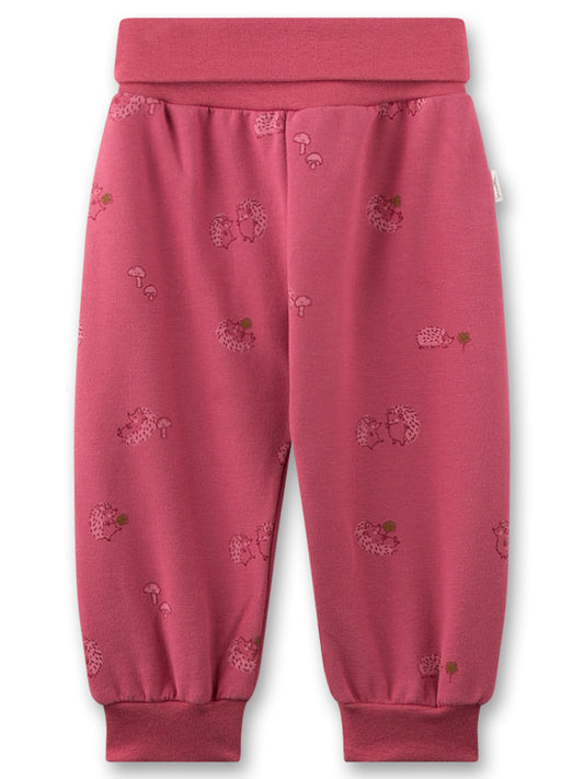 Sanetta "Jogginghose" allover Druck - Rose Wine