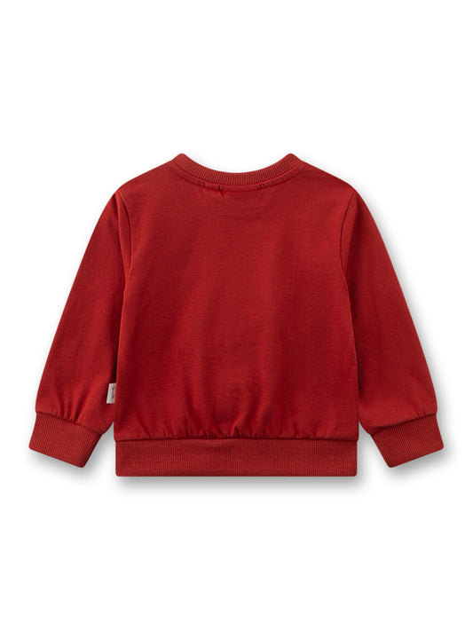 Sanetta "Sweatshirt" mit Fuchsdruck - Rusty Red