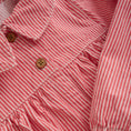 Bild in Galerie-Betrachter laden, Minymo "gestreiftes Kleid" mit Knopfleiste - Cayenne