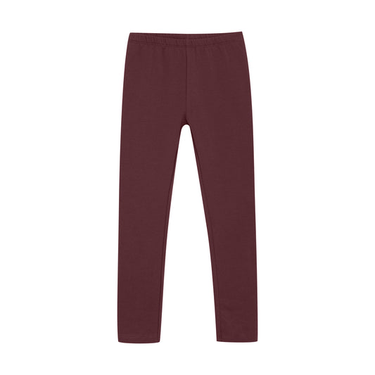 Minymo "Thermo-Leggings" mit Raffung an den Fesseln - Catawba Grape