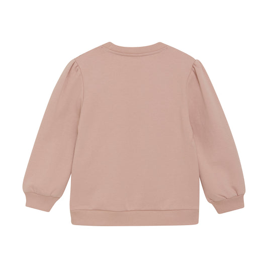 Minymo "Sweatshirt" mit aufgenähter Tasche - Misty Rose