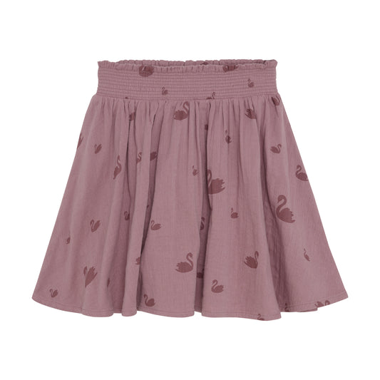 Minymo "Rock" mit Schwanen Druck - Woodrose