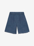 Bild in Galerie-Betrachter laden, Minymo Bermuda-Shorts mit elastischem Bund - Faded Denim