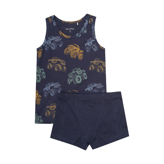 Minymo "Unterwäsche-Set" mit Monster Trucks - Parisian Night