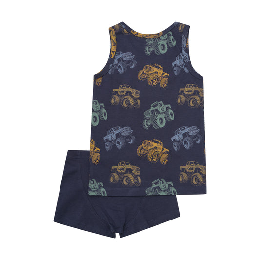 Minymo "Unterwäsche-Set" mit Monster Trucks - Parisian Night