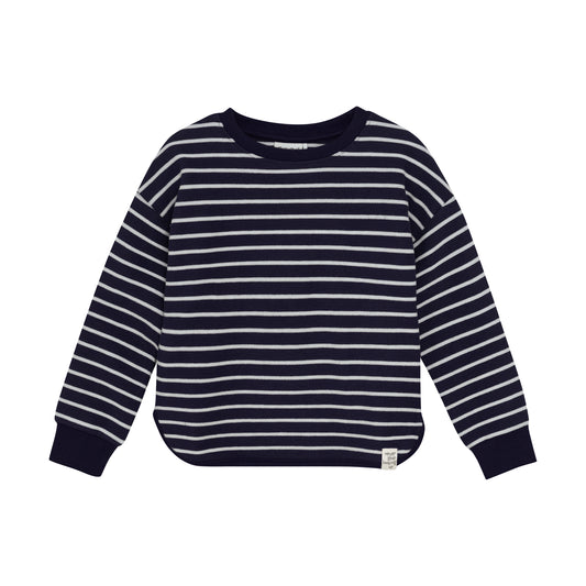 Minymo "Sweatshirt" gestreift - Parisian Night