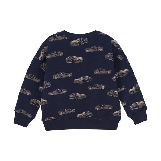 Minymo "Sweatshirt" mit Auto Druck - Parisian Night