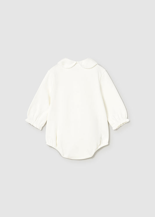 Mayoral "Body langarm mit Kragen" - Creme