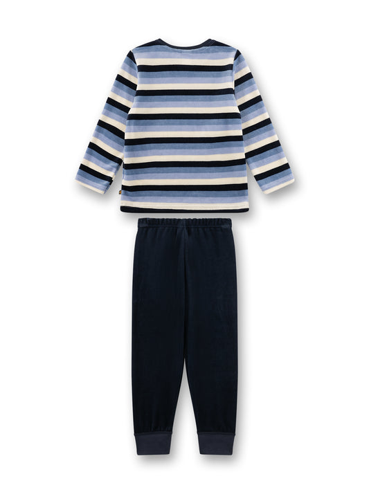 Sanetta "Schlafanzug" Nicki, gestreift - Neptun