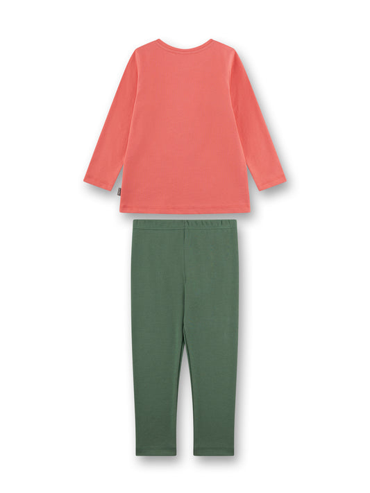 Sanetta "Schlaganzug lang" mit Druck - Tea Rose