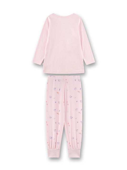 Sanetta "Schlafanzug lang" allover Druck - Rosa