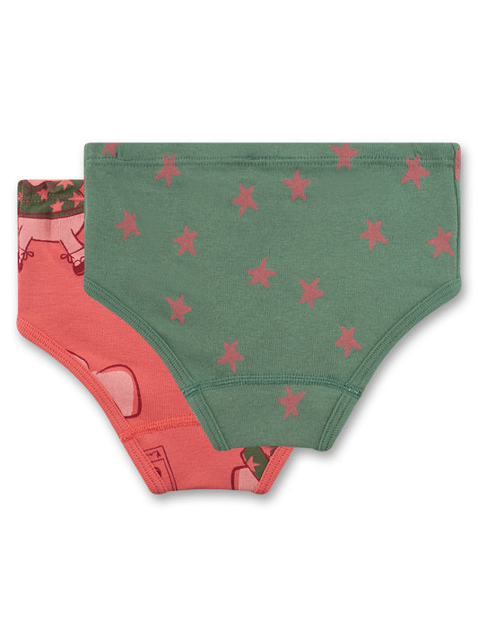 Sanetta "Hipslip Doppelpack" - allover Druck - Tea Rose