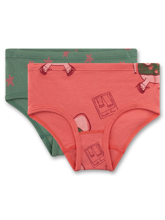 Sanetta "Hipslip Doppelpack" - allover Druck - Tea Rose