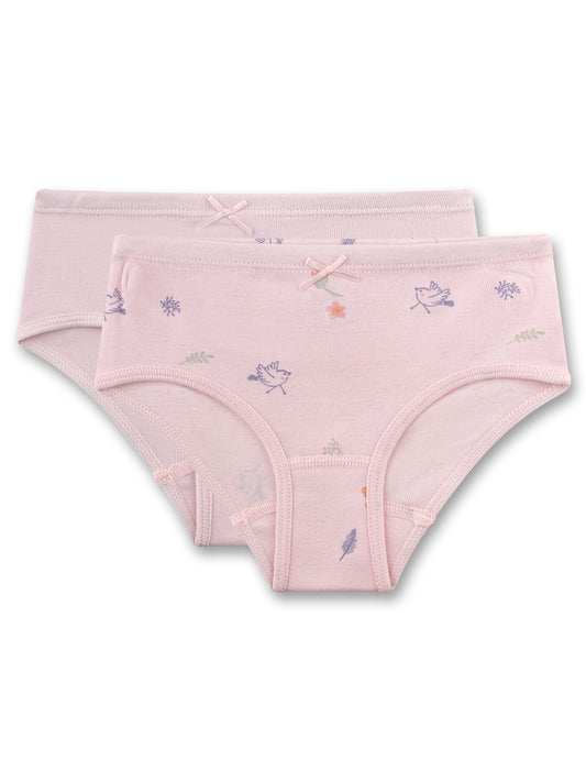 Sanetta "Hipslip Doppelpack" allover Druck - Rosa