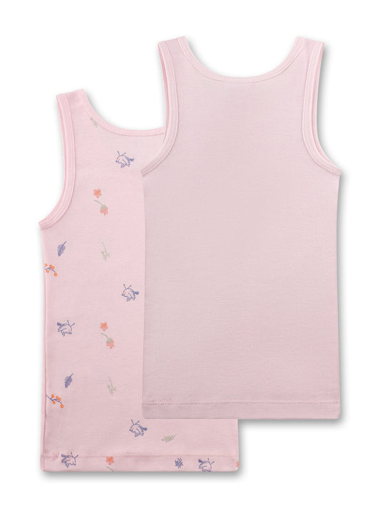 Sanetta "Unterhemden Doppelpack" allover Druck - Rosa