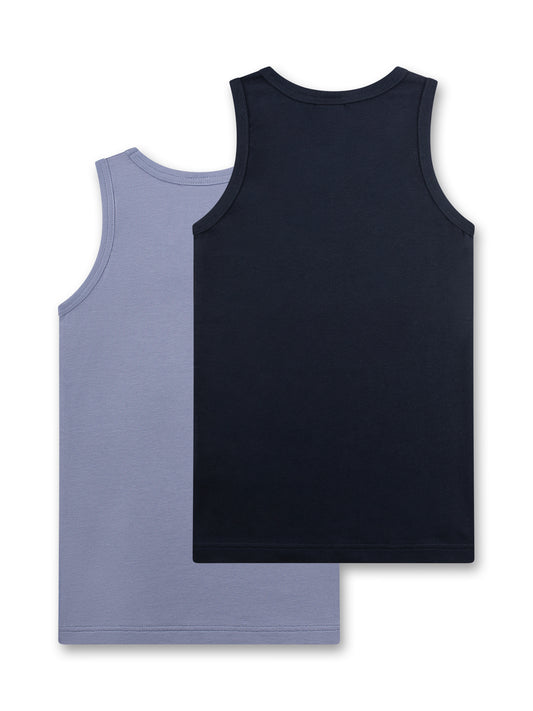 Sanetta "Unterhemden Doppelpack" - Stone Wash