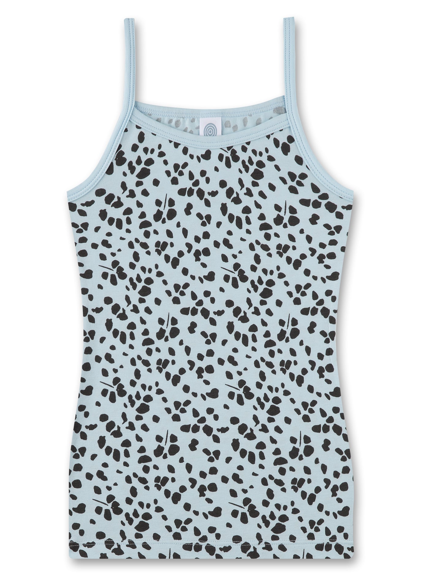 Sanetta Unterhemd, gemustert-Blau