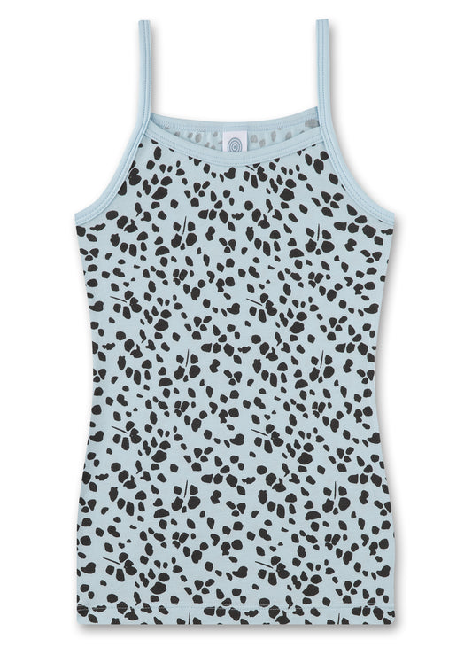 Sanetta Unterhemd, gemustert-Blau