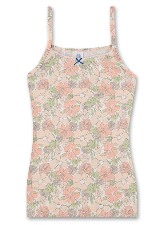 Sanetta Unterhemd, gemustert-Rose