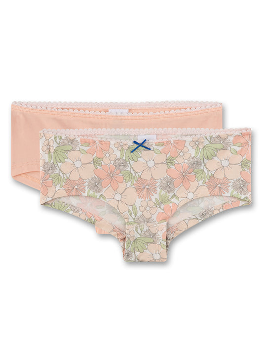 Sanetta Panties Doppelpack, gemustert-Rose