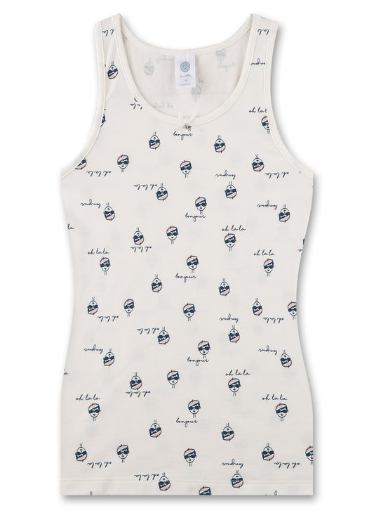 Sanetta Unterhemd, gemustert