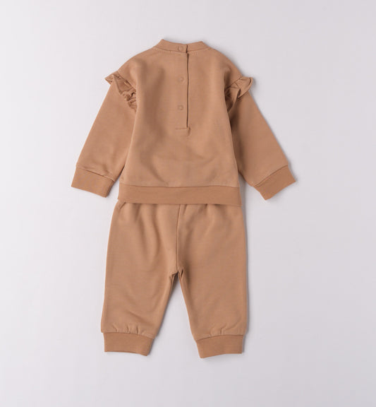 Sarabandaa "Jogginganzug" mit Herz - Braun