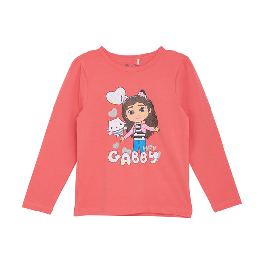 Minymo "Lizenz Langarmshirt Gabby Dollhouse" - Pink