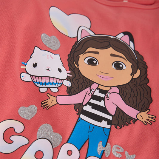 Minymo "Lizenz Langarmshirt Gabby Dollhouse" - Pink