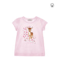 Bild in Galerie-Betrachter laden, Monnalisa T-Shirt mit Bambi - Rosa FairyTale