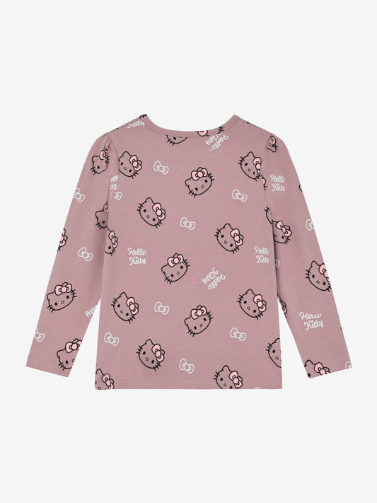 Minymo "T-Shirt langarm" mit Hello Kitty - Altrosa