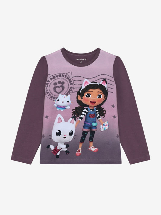 Minymo "T-Shirt langarm" Gabby - Pflaume