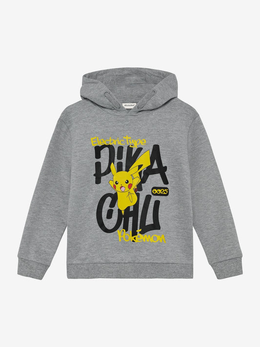 Minymo "Sweatshirt mit Kapuze" - Pokemon - Grau