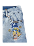 Bild in Galerie-Betrachter laden, Monnalisa Jeans Shorts Tinkerbell