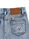 Bild in Galerie-Betrachter laden, Monnalisa Mini-Jeansrock mit gestickten Blumen
