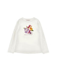 Bild in Galerie-Betrachter laden, Monnalisa Strassblumen-T-Shirt
