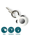 Bild in Galerie-Betrachter laden, AirTag-Schlüsselanhänger Panda - Keyring for AirTag
