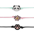 Bild in Galerie-Betrachter laden, Legami Set aus 3 Armbändern - Panda