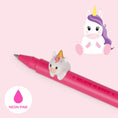 Bild in Galerie-Betrachter laden, Gelstift mit Deko-Tierchen Unicorn „Believe in magic“ - Lovely Friends