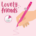Bild in Galerie-Betrachter laden, Gelstift mit Deko-Tierchen Unicorn „Believe in magic“ - Lovely Friends