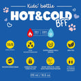 Bild in Galerie-Betrachter laden, Legami Thermosflasche für Kinder - Kitty - Hot&Cold BFF